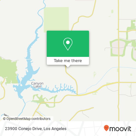 Mapa de 23900 Conejo Drive