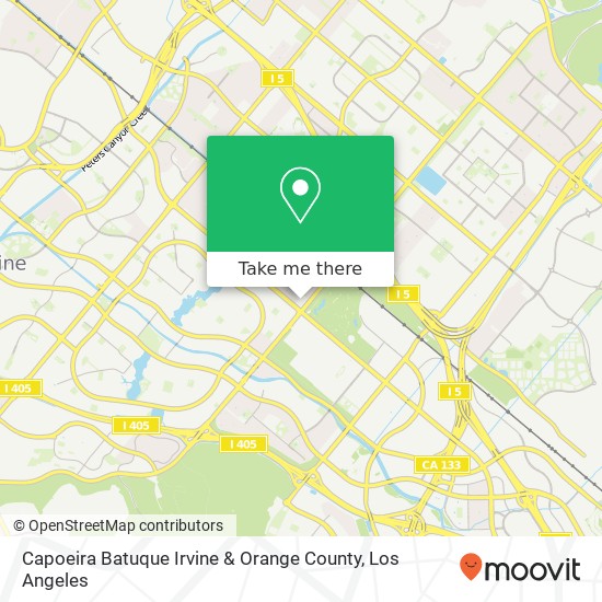 Capoeira Batuque Irvine & Orange County map