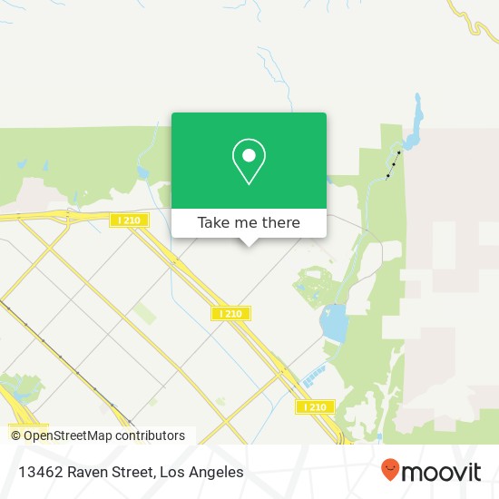 13462 Raven Street map