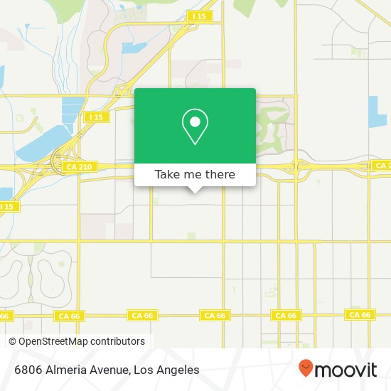 6806 Almeria Avenue map