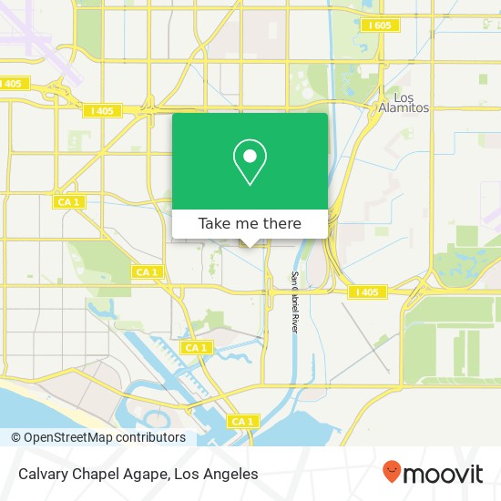 Calvary Chapel Agape map