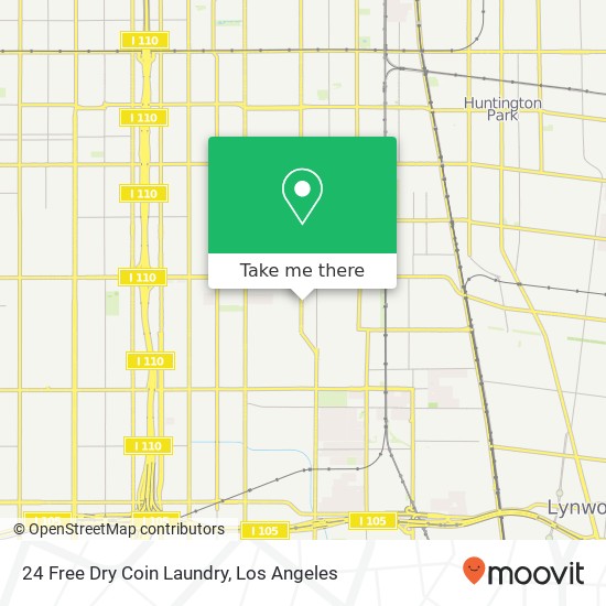 24 Free Dry Coin Laundry map