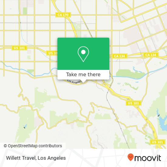 Willett Travel map