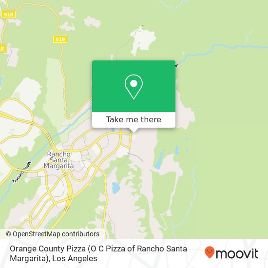 Mapa de Orange County Pizza (O C Pizza of Rancho Santa Margarita)