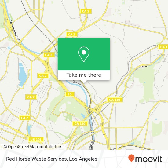 Red Horse Waste Services map