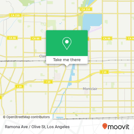 Ramona Ave / Olive St map