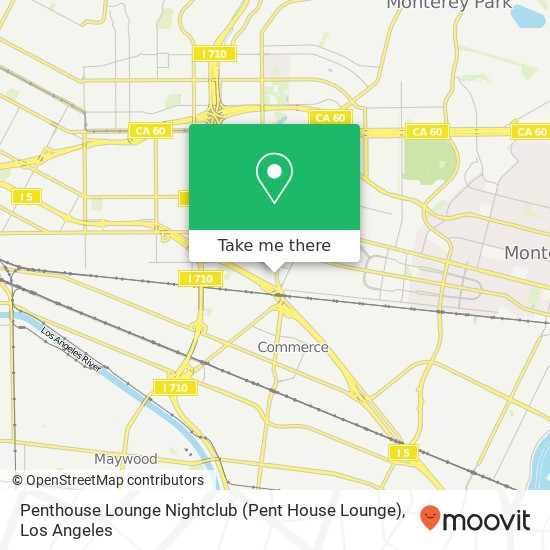 Penthouse Lounge Nightclub (Pent House Lounge) map