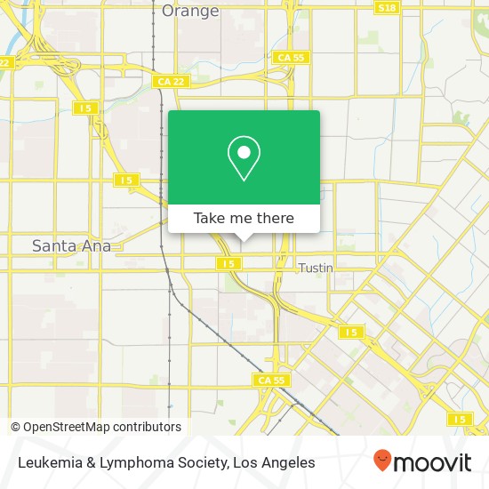 Mapa de Leukemia & Lymphoma Society