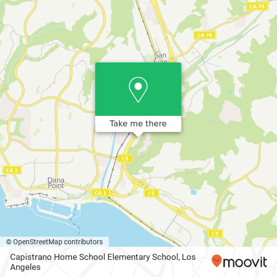 Mapa de Capistrano Home School Elementary School