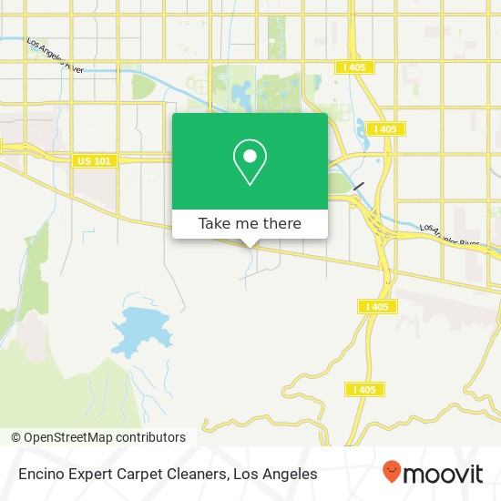 Encino Expert Carpet Cleaners map