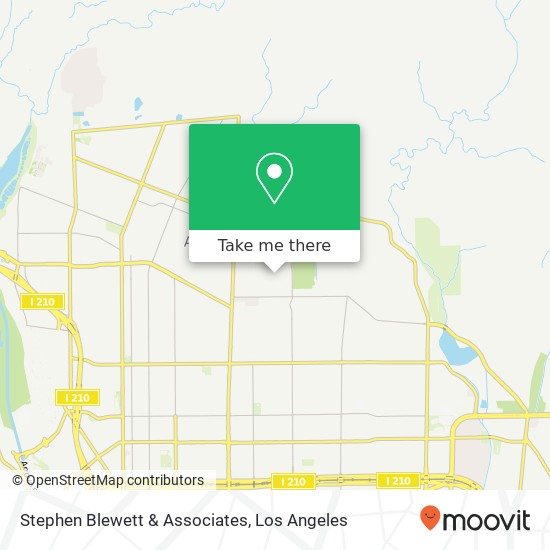 Stephen Blewett & Associates map