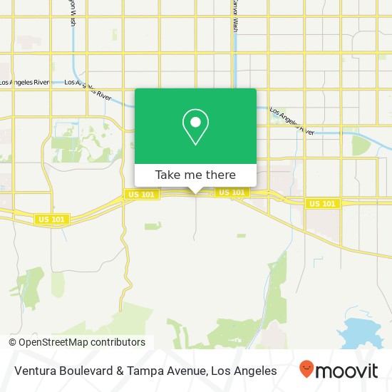 Ventura Boulevard & Tampa Avenue map