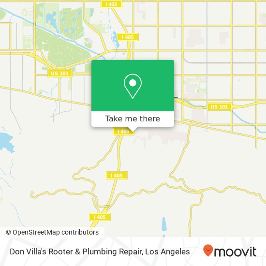 Don Villa's Rooter & Plumbing Repair map