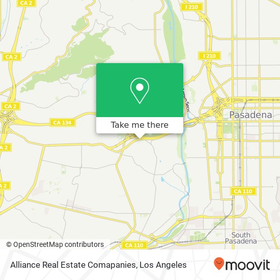 Alliance Real Estate Comapanies map