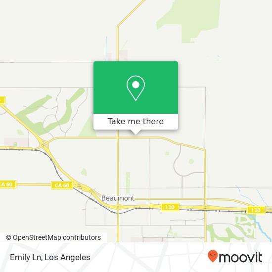 Emily Ln map