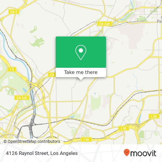 Mapa de 4126 Raynol Street
