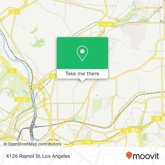 Mapa de 4126 Raynol St