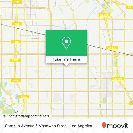 Mapa de Costello Avenue & Vanowen Street