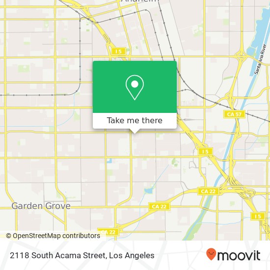 2118 South Acama Street map