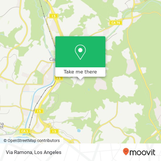 Via Ramona map