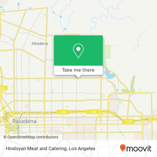 Mapa de Hindoyan Meat and Catering