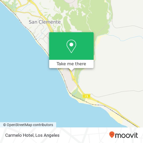Mapa de Carmelo Hotel