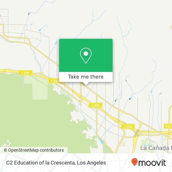 C2 Education of la Crescenta map