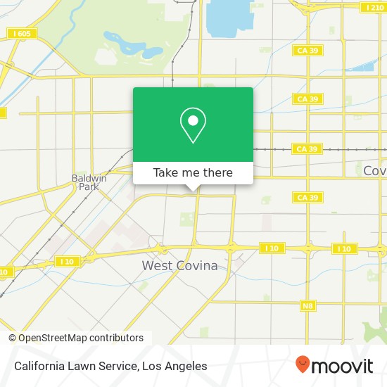 California Lawn Service map