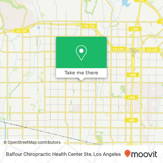 Balfour Chiropractic Health Center Ste map