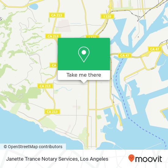 Mapa de Janette Trance Notary Services