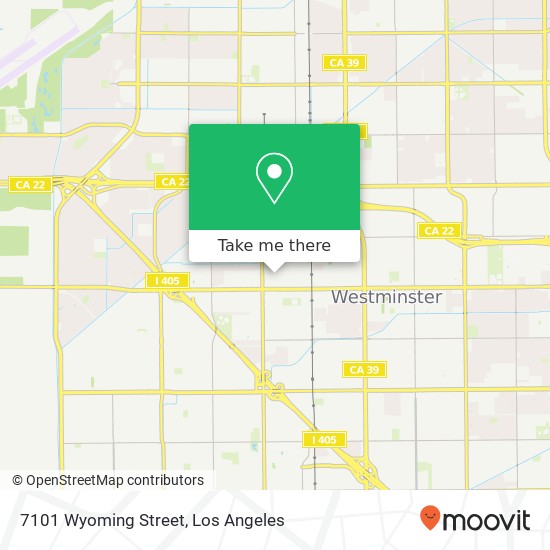 7101 Wyoming Street map