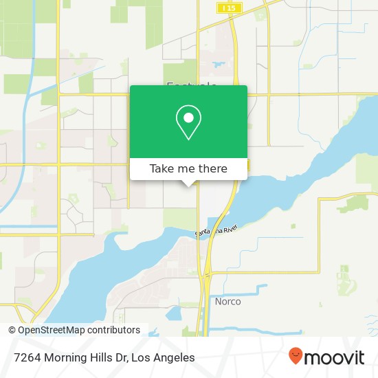 Mapa de 7264 Morning Hills Dr