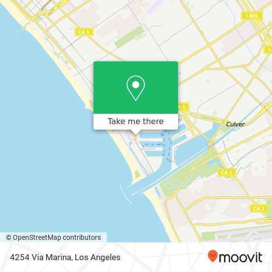 Mapa de 4254 Via Marina