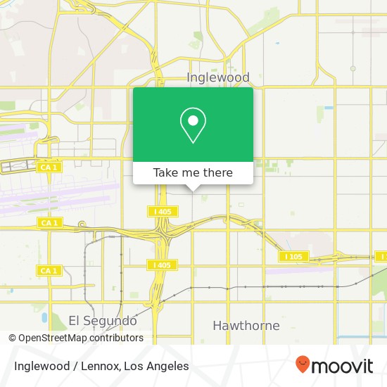 Mapa de Inglewood / Lennox