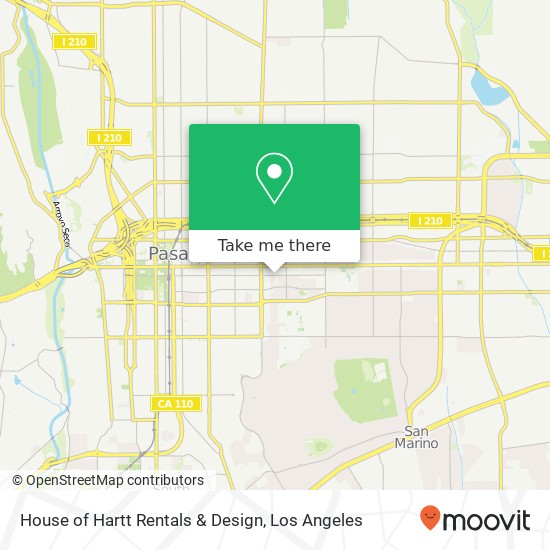 House of Hartt Rentals & Design map