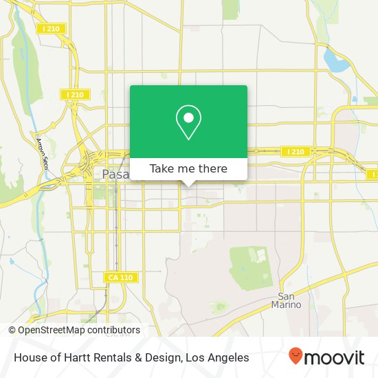 Mapa de House of Hartt Rentals & Design