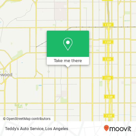 Teddy's Auto Service map