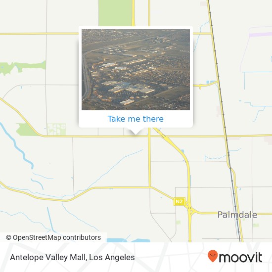 Mapa de Antelope Valley Mall