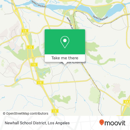 Newhall School District map