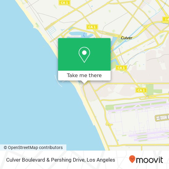 Mapa de Culver Boulevard & Pershing Drive