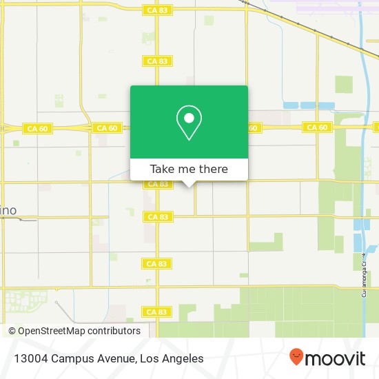 13004 Campus Avenue map
