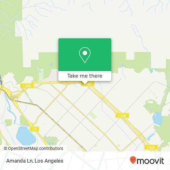 Amanda Ln map