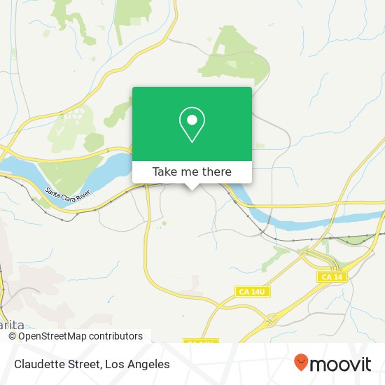 Claudette Street map