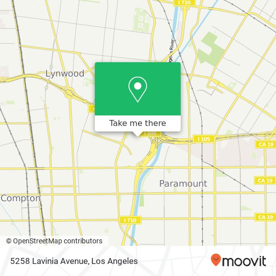 Mapa de 5258 Lavinia Avenue