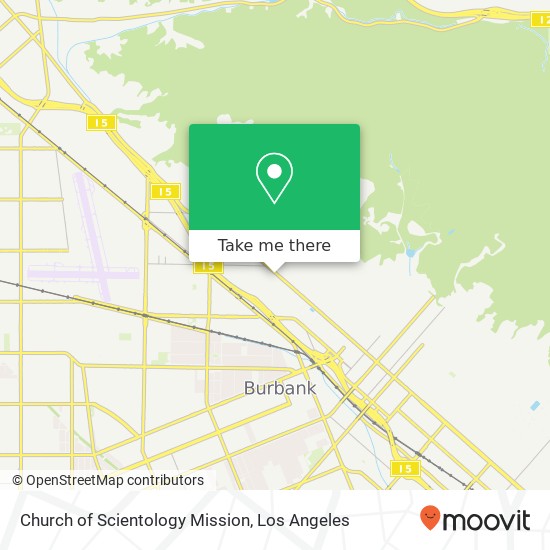 Church of Scientology Mission map