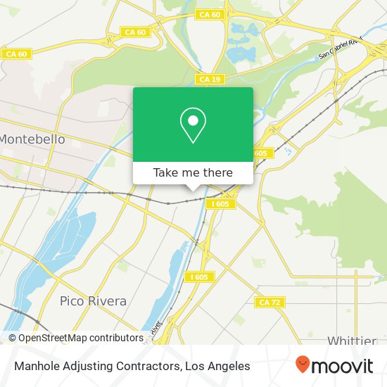 Manhole Adjusting Contractors map