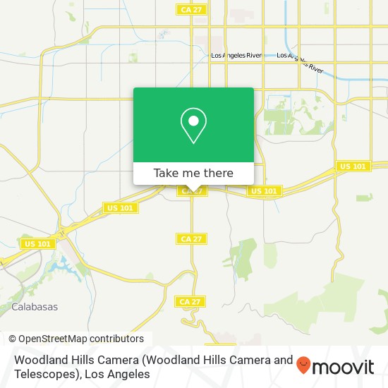 Mapa de Woodland Hills Camera (Woodland Hills Camera and Telescopes)