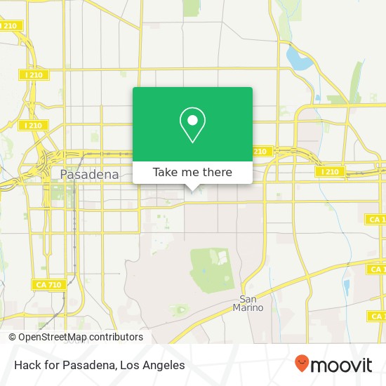 Mapa de Hack for Pasadena
