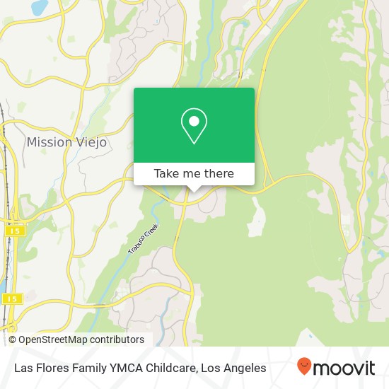 Las Flores Family YMCA Childcare map