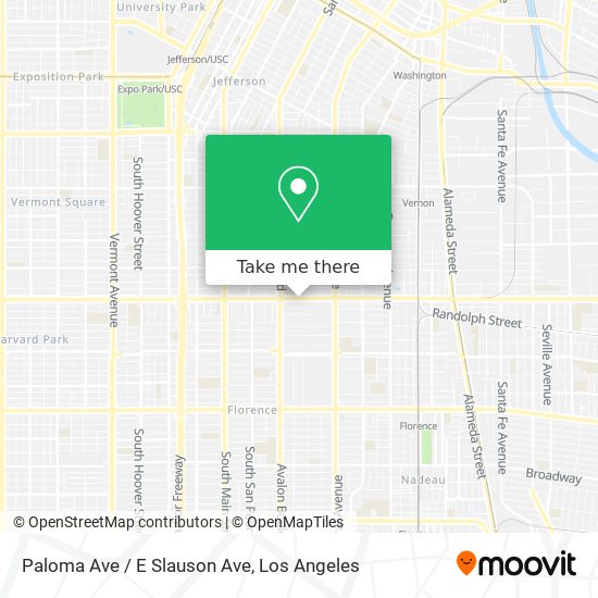 Paloma Ave / E Slauson Ave map